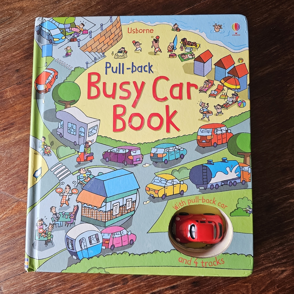 Usborne Pull-Back Busy Car Book